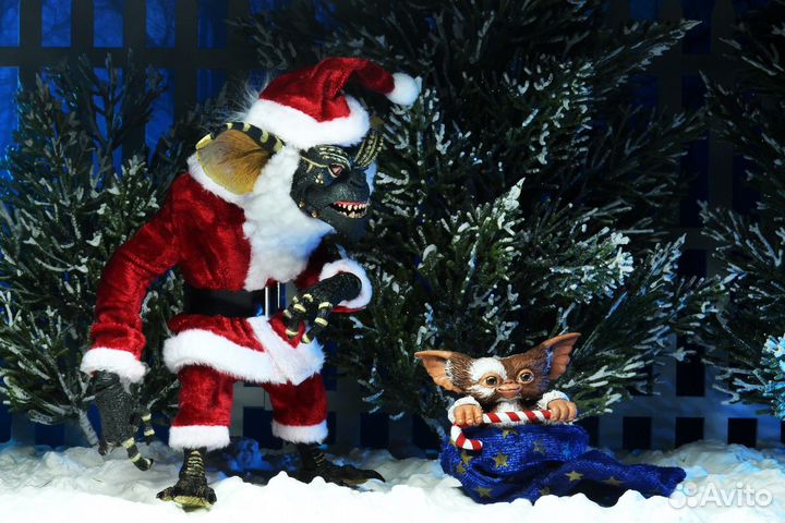 Ultimate Santa Stripe and Gizmo / Gremlins / Neca