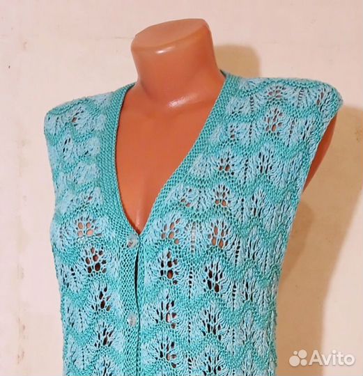 Пляжное платье,халат,кардиган летний вязаный