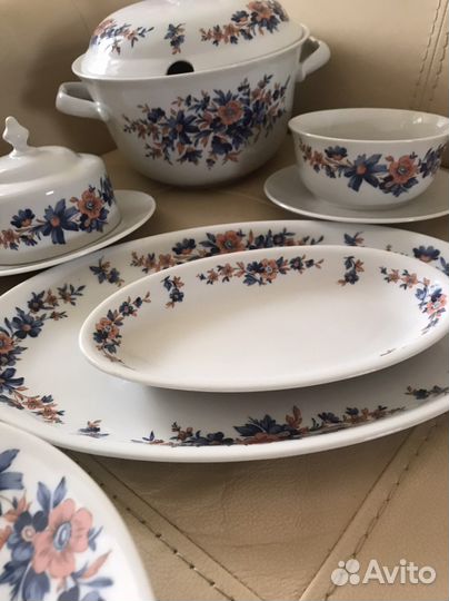 Фарфоровый столовый сервиз Богемия Чехия