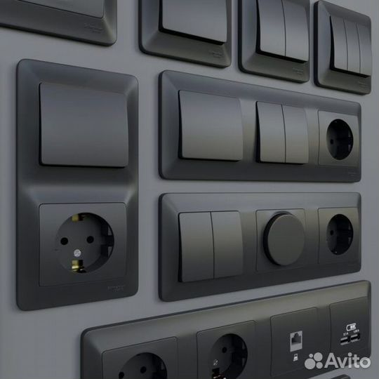 Розетки и выключатели шнайдер