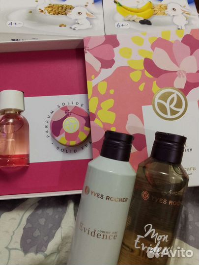 Духи и твердые духи(набор Ив Роше)