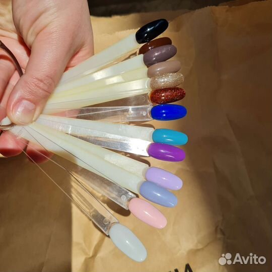 Гель лак для ногтей набором 13 штук новый