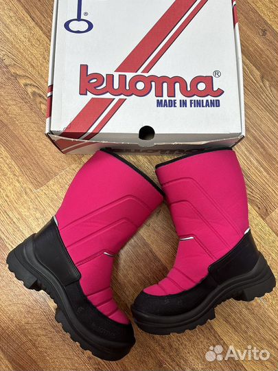 Сапоги kuoma куома розовые 32