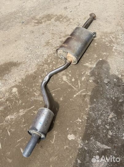 Глушитель оригинальный Toyota Highlander 3 2015г