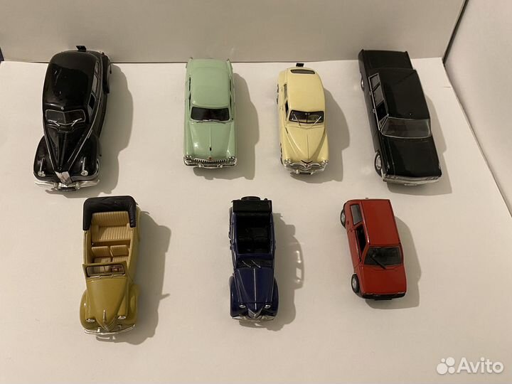 Модели Газ, Москвич, Раф, Ваз 1:43 DeAgostini