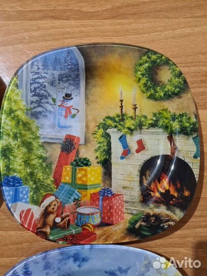 Тарелки новогодние