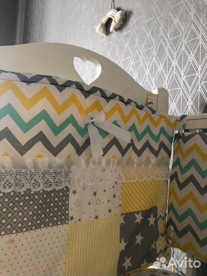 Бортики в детскую кроватку