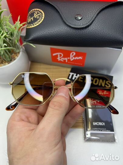 Очки Ray-Ban 3556 Octagonal (Полный комплект)