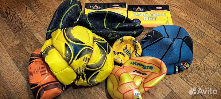 Футбольный, баскетбольный, волейбольный мяч