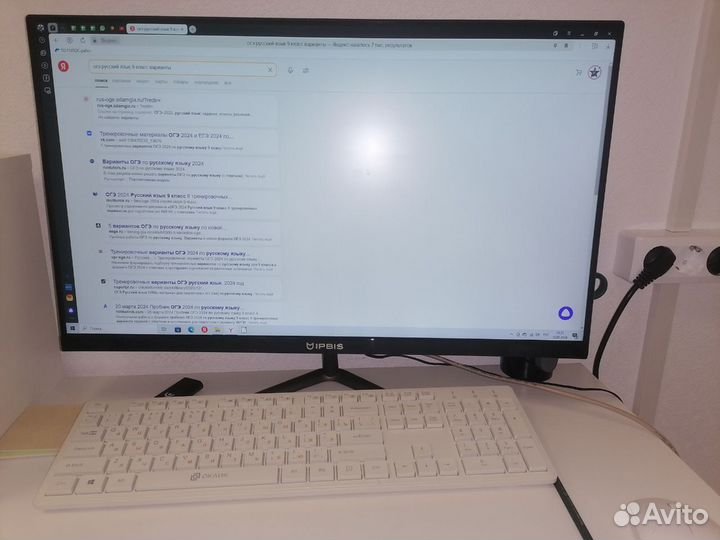 Комплект клавиатура+мышь Оклик 240M