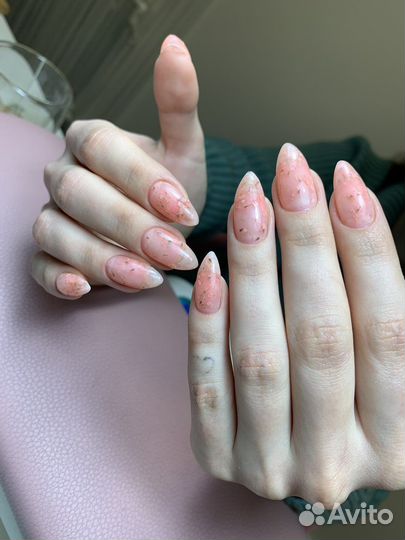 Маникюр с покрытием гель лак