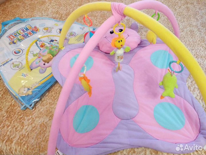 Развивающий коврик/Пеленальный матрас/стульчик для