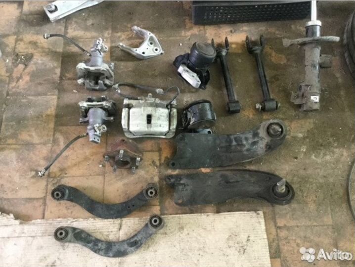 Suzuki Kizashi задняя подвеска AWD