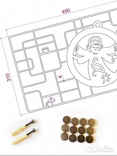 Декоративное панно на стену