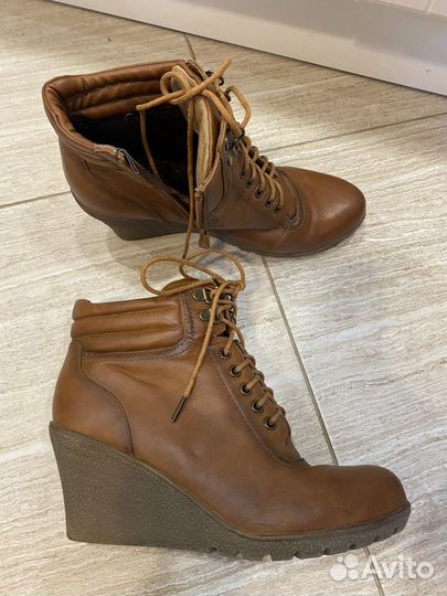 Ботильоны рыжие