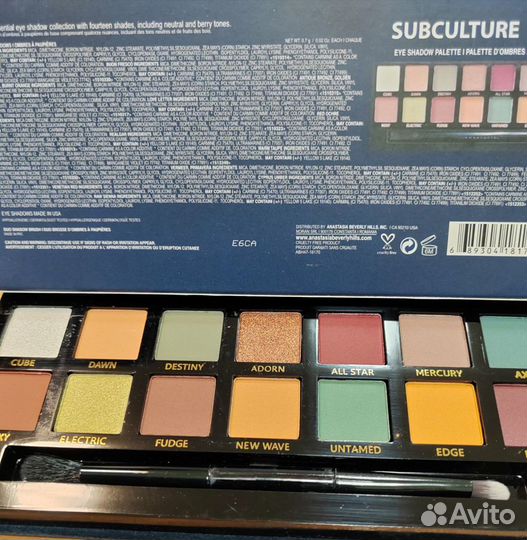 Тени для век Subculture Anastasia Beverly Hills