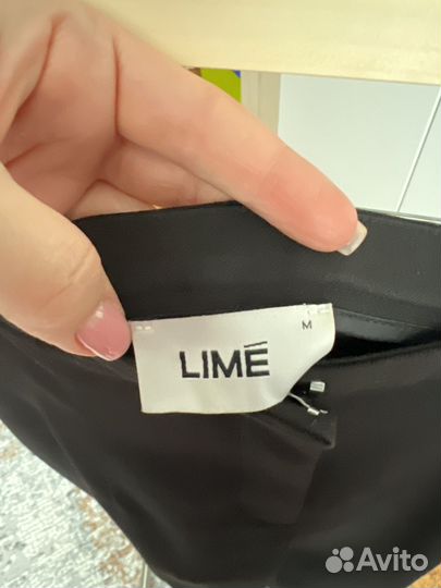 Брюки классические lime m