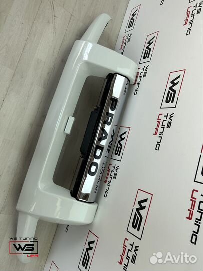 Накладка на передний бампер prado 120 A225