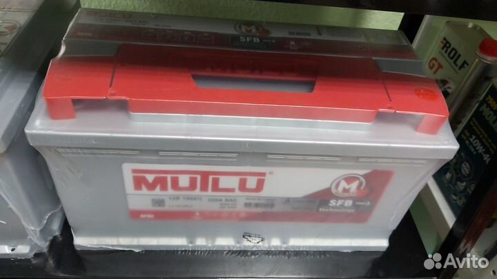 Аккумулятор mutlu 6ст-100Ah обр. 950А(SAE)