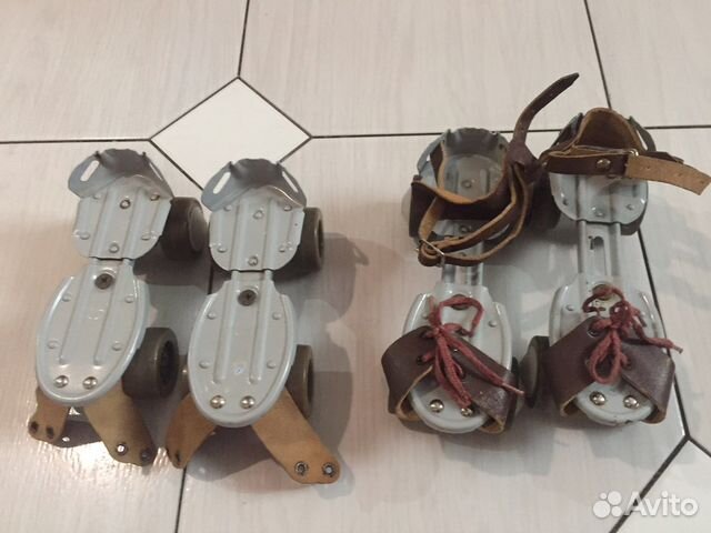 Ретро коньки роликовые СССР детские