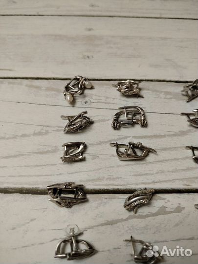 Серьги, кулоны серебро