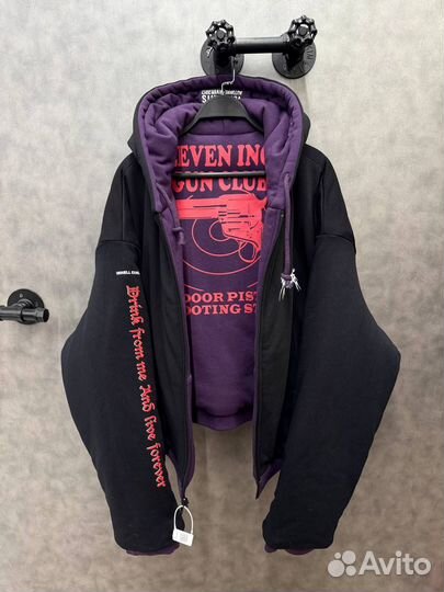 Двусторонний бомбер Vetements TFD оверсайз