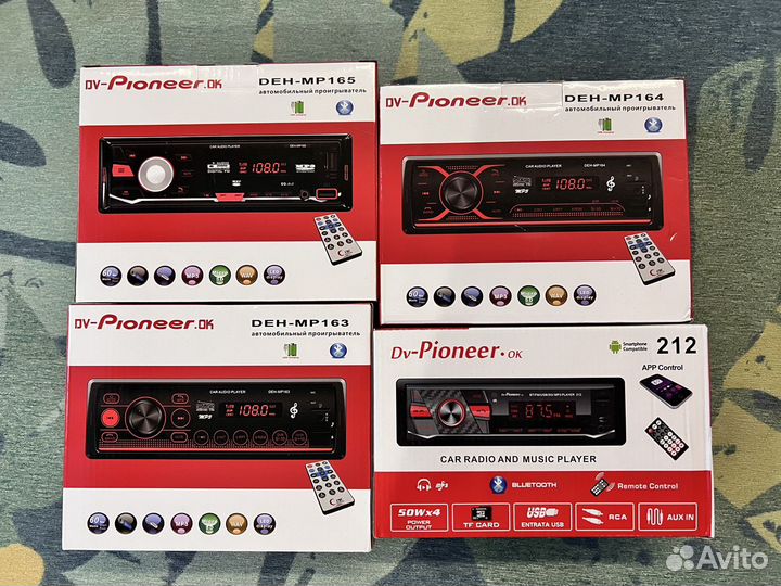 Автомагнитола pioneer с bluetooth