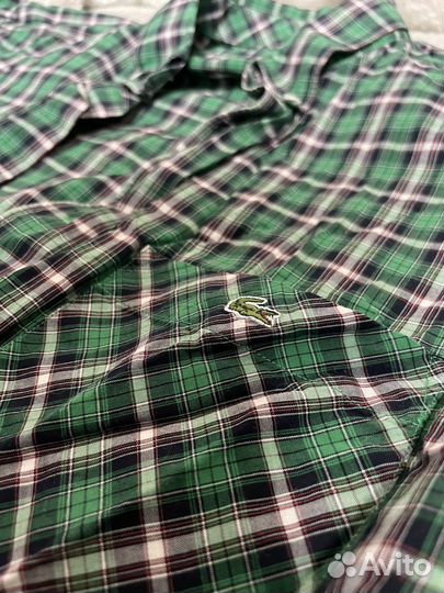 Рубашка мужская Lacoste в клетку