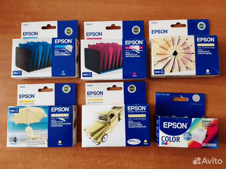 Картриджи чернильницы для струйных принтеров Epson