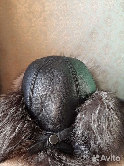 Шапка из чернобурки мужская и женская