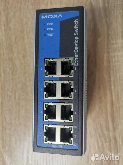 Коммутатор Moxa EDS-P308 Switch до 100 мбит/с