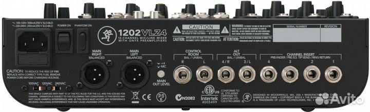 Микшер Mackie 1202 VLZ 4