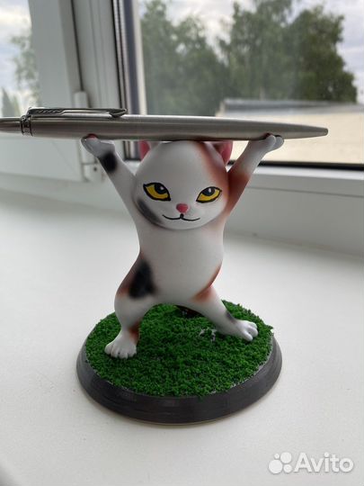 Кот (подставка наушники/ручка/карандаш/кисть)