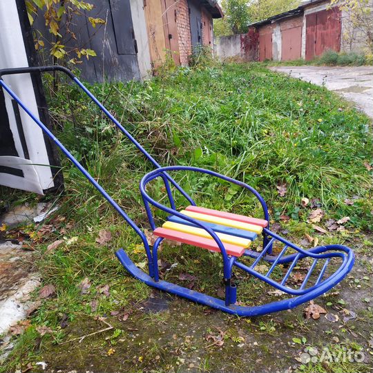 Детские зимние санки