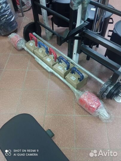 Штанга 70 кг с гантельными грифами в подарок