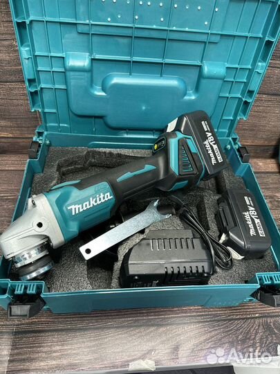 Ушм болгарка makita 125 аккумуляторная 18V6ah