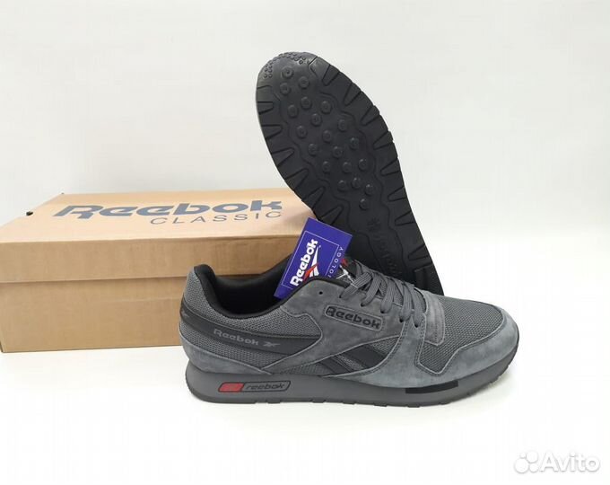 Кроссовки Reebok 47-51 артикул 3125 серый