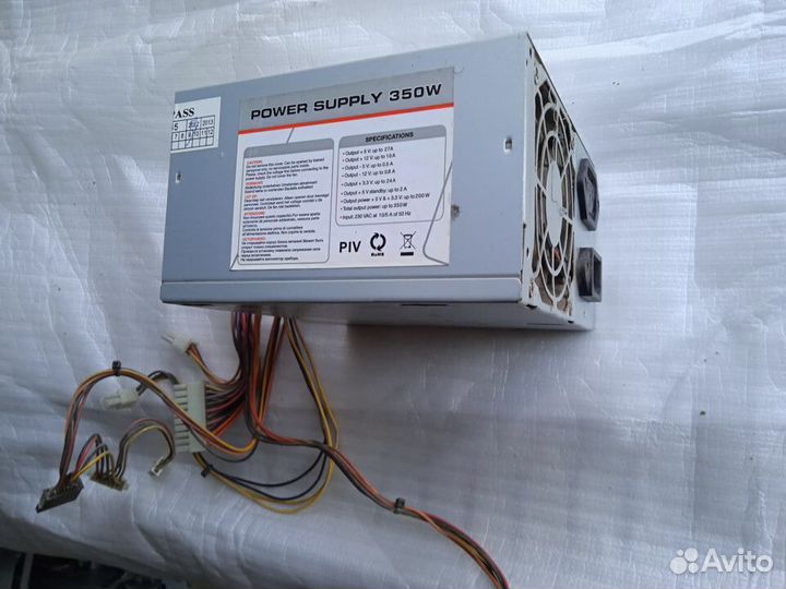 Блок питания пк power supply 350 W