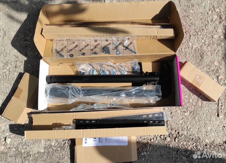 Кронштейн потолочный для тв Kromax Cobra-4 черный