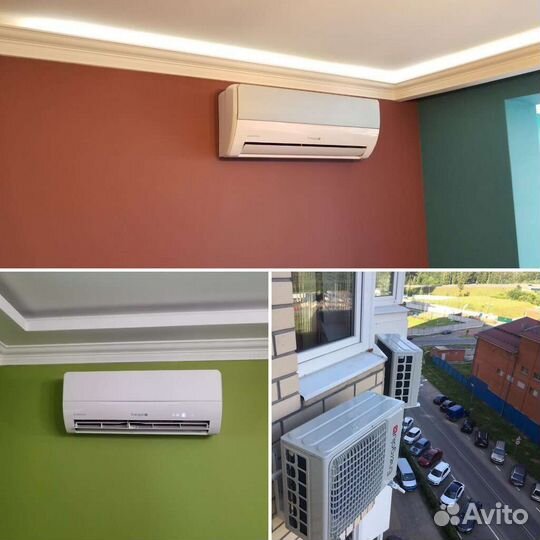 Установка, монтаж кондиционера в день обращения