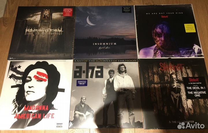 Slipknot /necrophobic/ A-HA / madonna/ witchery LP