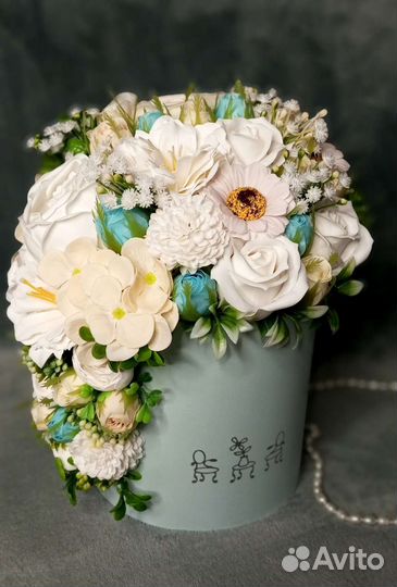 Букеты из мыльных цветов