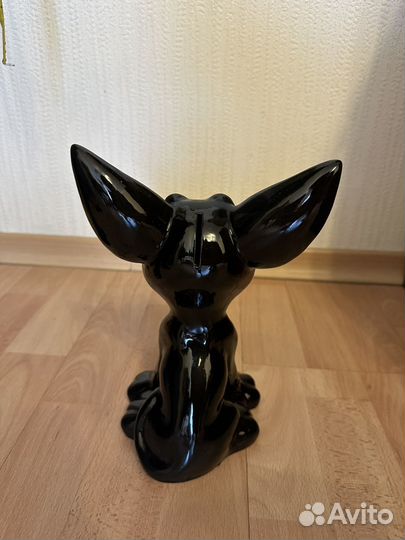 Керамическая копилка собака 25 см