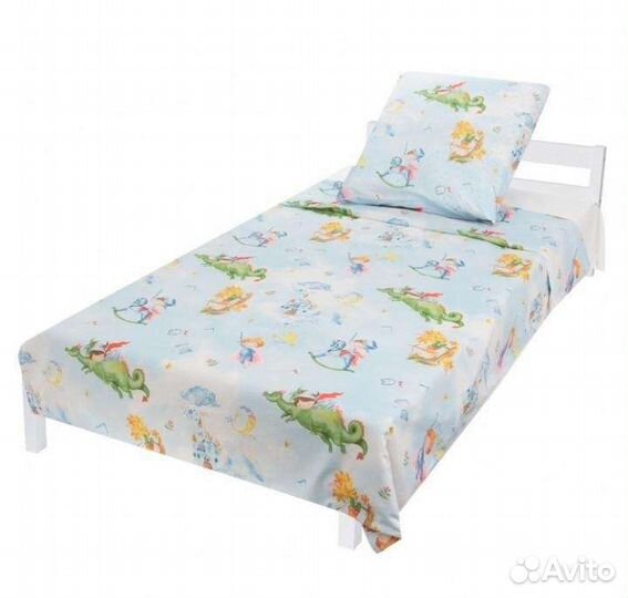 Новый кпб для мальчиков 1,5 спальное, хлопок