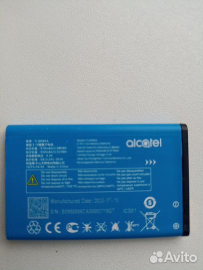 Аккумулятор для Alcatel и сам телефон на з/части