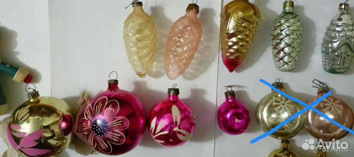 Елочные игрушки СССР, гирлянда,звезда