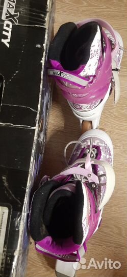 Ролики детские для девочек 30 33 размер