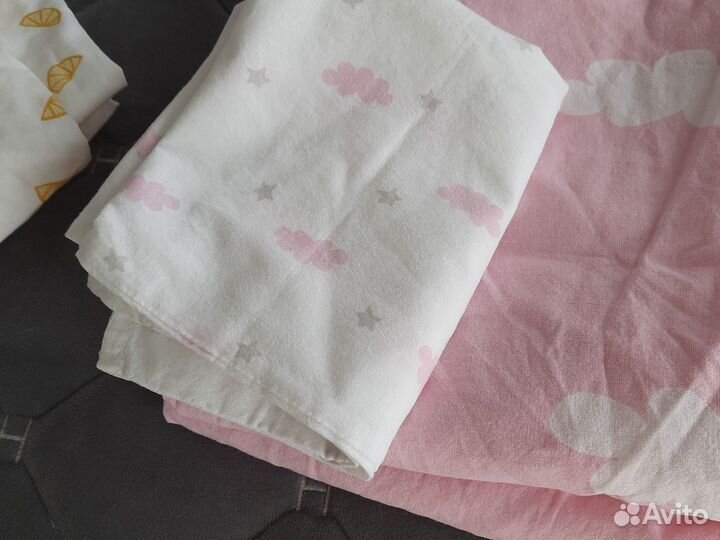 Простынь на детскую кроватку икея 120*60