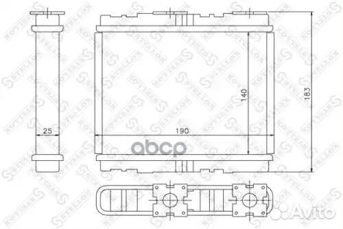 Радиатор печки Nissan Primera 1.6-2.0i/TD 90-01