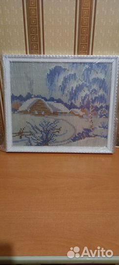 Картина вышивка